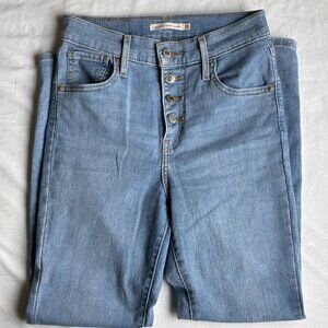 Levi's Women's Mile High Ankle Skinny Jeans | Size 26